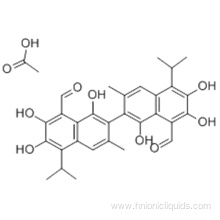 DL-Gossypol Methanoic Acid CAS 12542-36-8 Gossypol Acetate Online